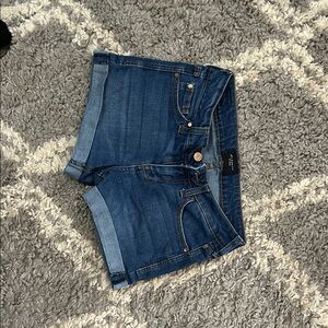 Forever 21 Dark Blue Jean Shorts